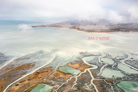 Baie D Authie Paysage Marecageux Et Ocean